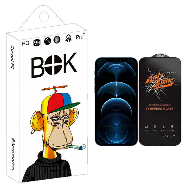 محافظ صفحه نمایش بوک مدل Antistatic Touch مناسب برای گوشی موبایل اپل iphone 12 Pro Max