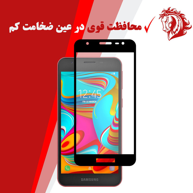 محافظ صفحه نمایش سرامیکی هورس مدل CMT مناسب برای گوشی موبایل سامسونگ Galaxy A2 Core بسته دو عددی