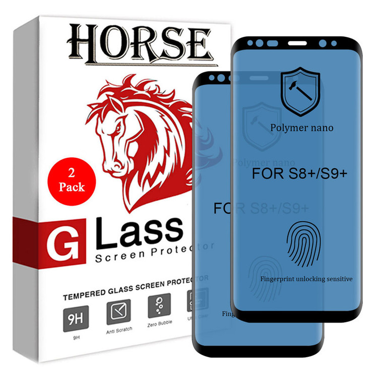محافظ صفحه نمایش نانو هورس مدل PNNM مناسب برای گوشی موبایل سامسونگ Galaxy S8 Plus / S9 Plus بسته دو عددی