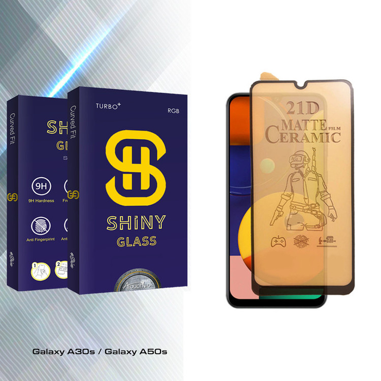 محافظ صفحه نمایش سرامیکی مات آتوچبو مدل Shiny Pro مناسب برای گوشی موبایل سامسونگ Galaxy A30s / A50s