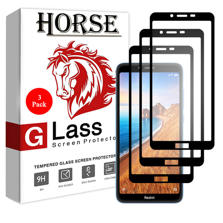 محافظ صفحه نمایش سرامیکی هورس مدل CMT مناسب برای گوشی موبایل شیائومی Redmi 7A بسته سه عددی