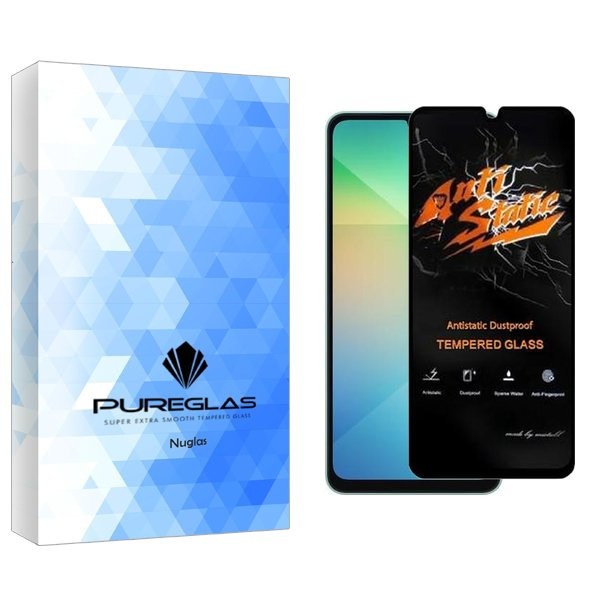 محافظ صفحه نمایش پیور گلس مدل NueGlasnewpkg Antistatic مناسب برای گوشی موبایل سامسونگ Galaxy A06