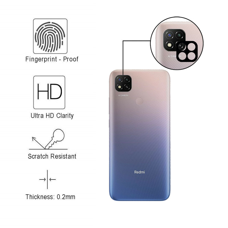 محافظ لنز دوربین هورس مدل L3D-H مناسب برای گوشی موبایل شیائومی Redmi 9 Activ