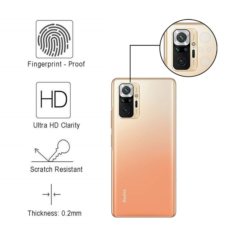 محافظ لنز دوربین هورس مدل SGL-H مناسب برای گوشی موبایل شیائومی Redmi Note 10 Pro Max