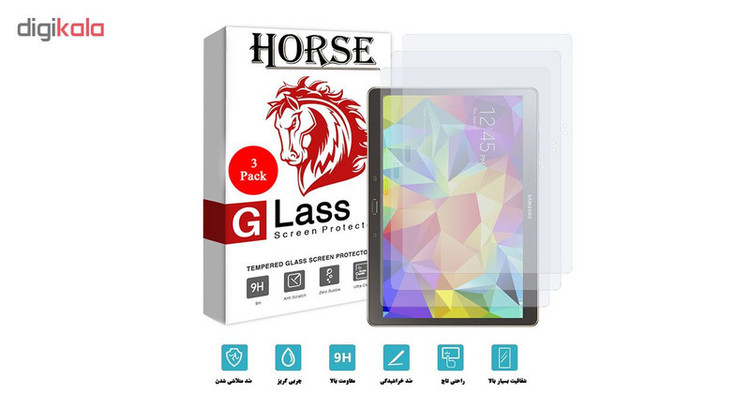 محافظ صفحه نمایش هورس مدل UCC مناسب برای تبلت سامسونگ Galaxy Tab S 10.5 T800 بسته سه عددی