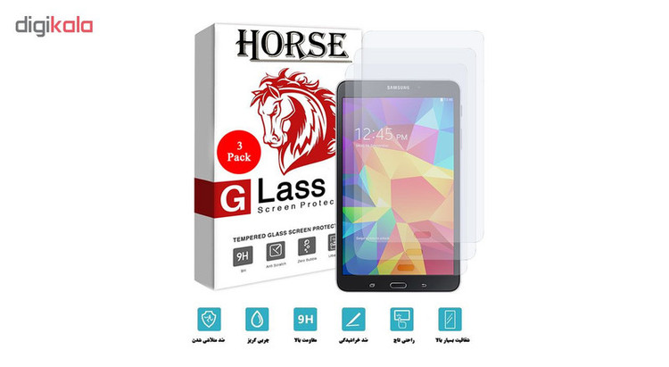 محافظ صفحه نمایش هورس مدل UCC مناسب برای تبلت سامسونگ Galaxy Tab 4 8 T331 بسته سه عددی