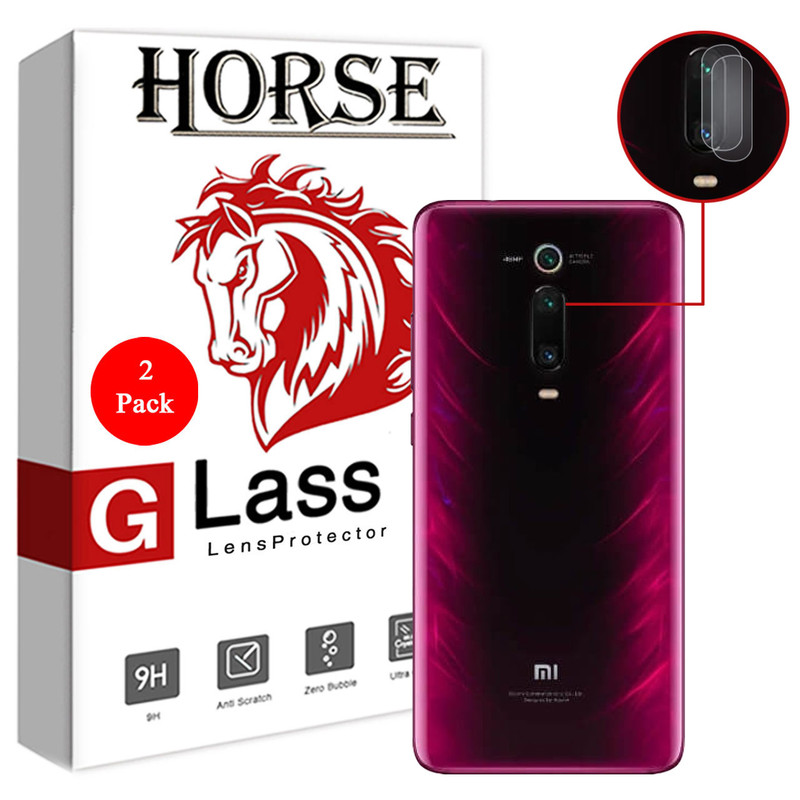 محافظ لنز دوربین هورس مدل UTF مناسب برای گوشی موبایل شیائومی Redmi K20 / K20 Pro بسته دو عددی