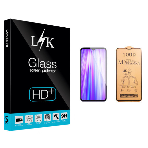 برای محافظ صفحه نمایش سرامیکی ال کی مدل +LITE مناسب گوشی موبایل شیائومی Redmi Note 8 Pro