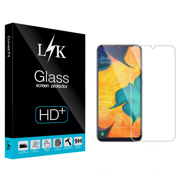 محافظ صفحه نمایش شیشه ای ال کی مدل +LITE مناسب برای گوشی موبایل سامسونگ Galaxy A70