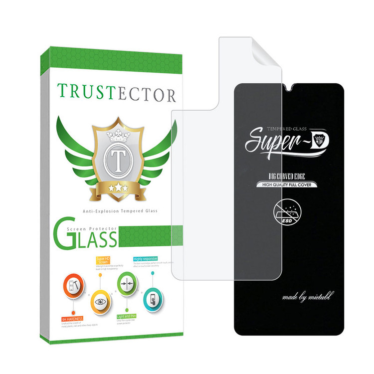 محافظ صفحه نمایش تراستکتور مدل SUPNABKTR مناسب برای گوشی موبایل سامسونگ Galaxy A33 5G به همراه محافظ پشت گوشی