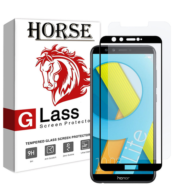محافظ صفحه نمایش 5D هورس مدل FAG مناسب برای گوشی موبایل هوآوی Honor 9 Lite مجموعه دو عددی