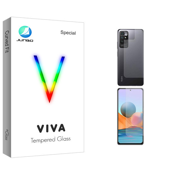 محافظ صفحه نمایش جانبو مدل Viva Glass مناسب برای گوشی موبایل شیائومی Redmi Note 11 4G به همراه محافظ پشت گوشی