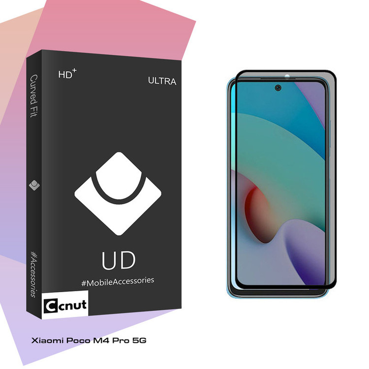 محافظ صفحه نمایش حریم شخصی کوکونات مدل UD Black مناسب برای گوشی موبایل شیائومی Poco M4 Pro 5G