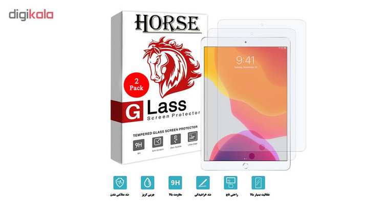 محافظ صفحه نمایش هورس مدل UCC مناسب برای تبلت اپل iPad Air بسته دو عددی