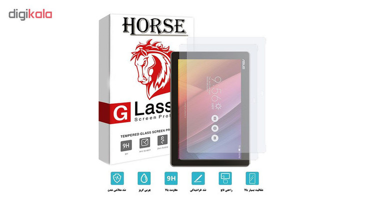 محافظ صفحه نمایش گلس هورس مدل UCC مناسب برای تبلت ایسوس Zenpad 10 Z300C / Z300CNL بسته دو عددی