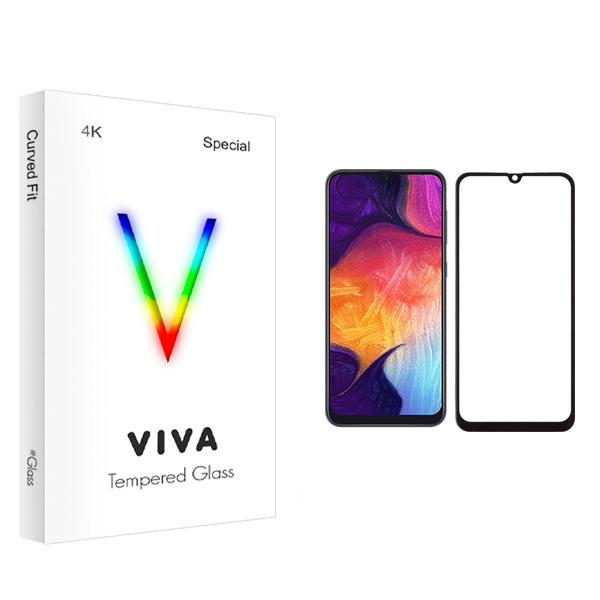 محافظ صفحه نمایش 5D ویوا مدل 4K مناسب برای گوشی موبایل سامسونگ Galaxy A50