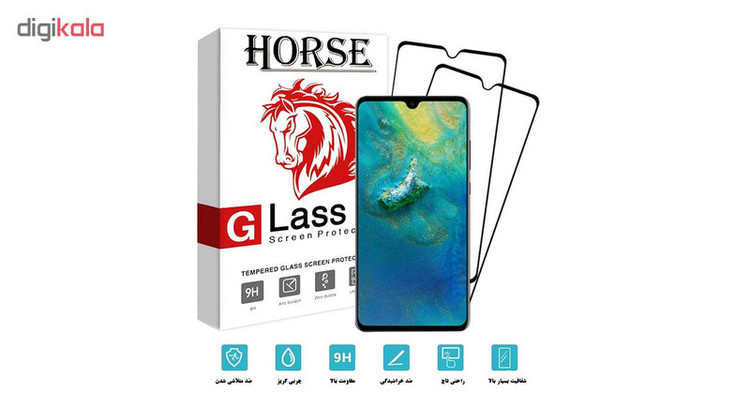 محافظ صفحه نمایش 5D هورس مدل FAG مناسب برای گوشی موبایل هوآوی Mate 20