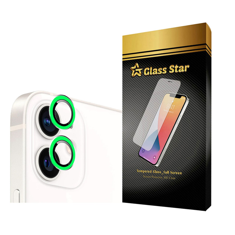 محافظ لنز دوربین گلس استار مدل SHABRANGG مناسب برای گوشی موبایل اپل iPhone 12 / 12 mini / 11