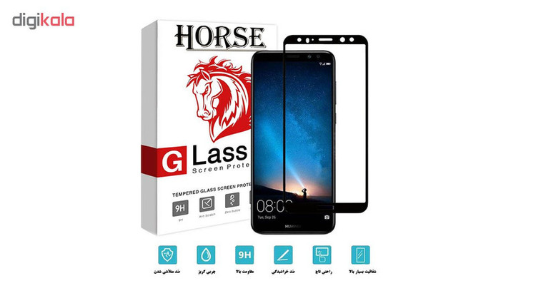 محافظ صفحه نمایش 5D هورس مدل FAG مناسب برای گوشی موبایل هوآوی Mate 10 Lite