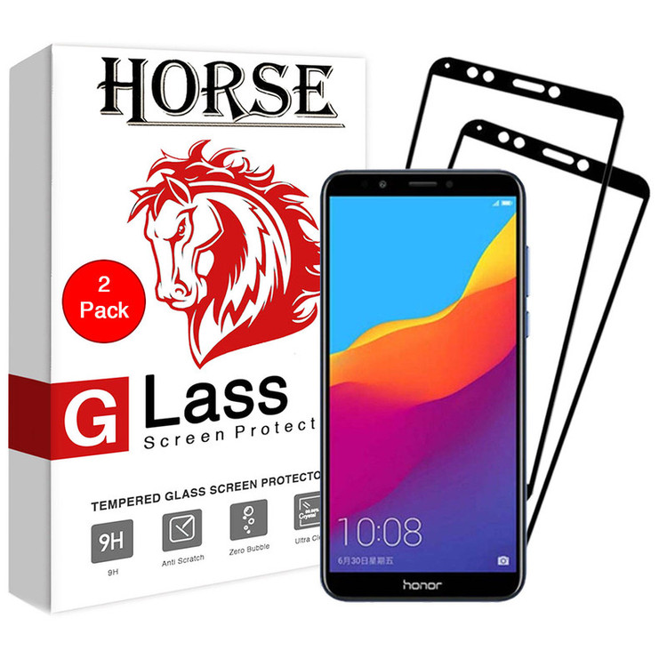 محافظ صفحه نمایش 5D هورس مدل FAG مناسب برای گوشی موبایل آنر 7C بسته دو عددی