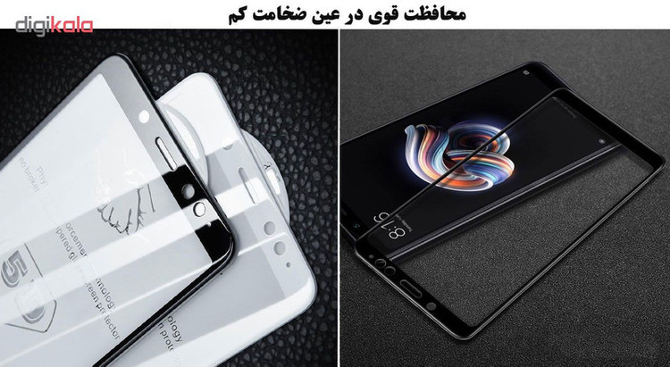 محافظ صفحه نمایش 5D هورس مدل FAG مناسب برای گوشی موبایل شیائومی Redmi Note 5 Pro