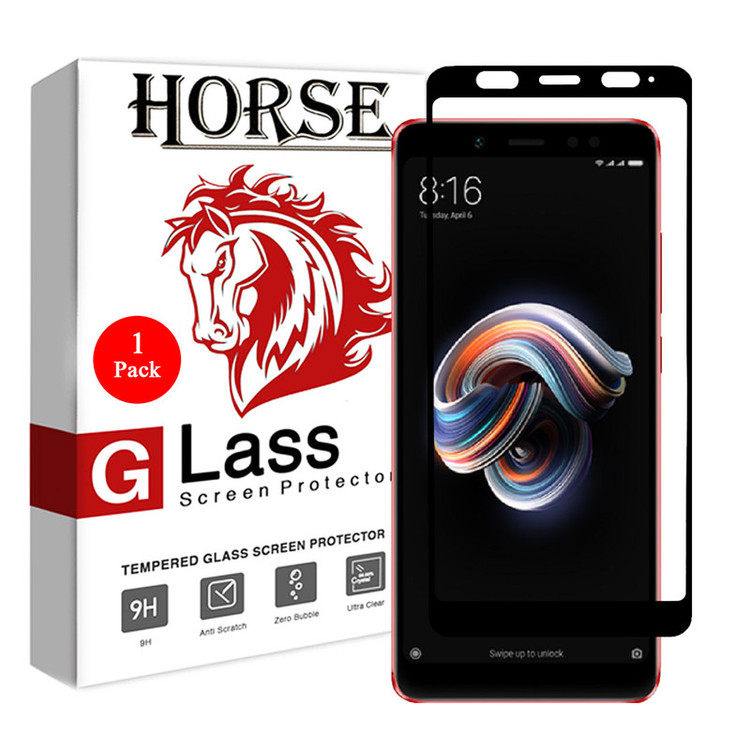 محافظ صفحه نمایش 5D هورس مدل FAG مناسب برای گوشی موبایل شیائومی Redmi Note 5 Pro