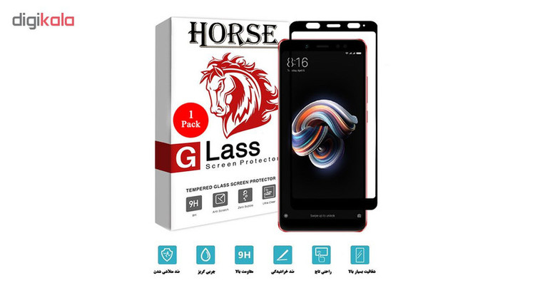 محافظ صفحه نمایش 5D هورس مدل FAG مناسب برای گوشی موبایل شیائومی Redmi Note 5 Pro