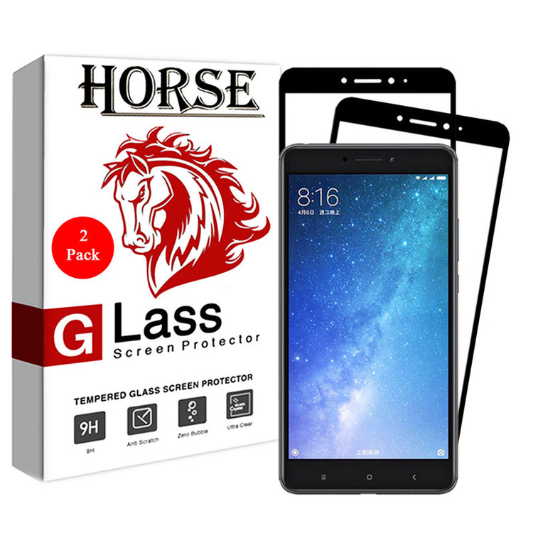 محافظ صفحه نمایش 5D هورس مدل FAG مناسب برای گوشی موبایل شیائومی Mi Max 2 بسته دو عددی