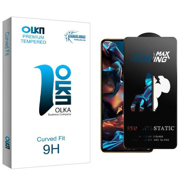 محافظ صفحه نمایش کولینگ مدل Olka Running Max مناسب برای گوشی موبایل شیائومی Redmi Note 12 4G / Redmi Note 12 5G / Poco X5