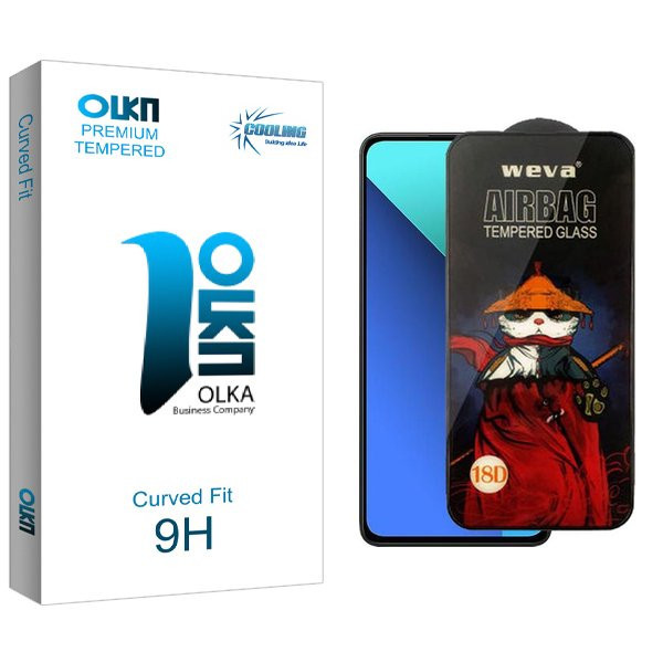 محافظ صفحه نمایش کولینگ مدل Olka Airbag مناسب برای گوشی موبایل شیائومی Redmi Note 13 pro 5G