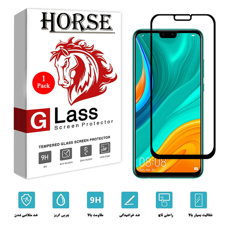 محافظ صفحه نمایش 5D هورس مدل FAG مناسب برای گوشی موبایل هوآوی Y8s