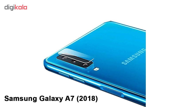 محافظ لنز دوربین هورس مدل UTF مناسب برای گوشی موبایل سامسونگ Galaxy A7 2018 بسته سه عددی