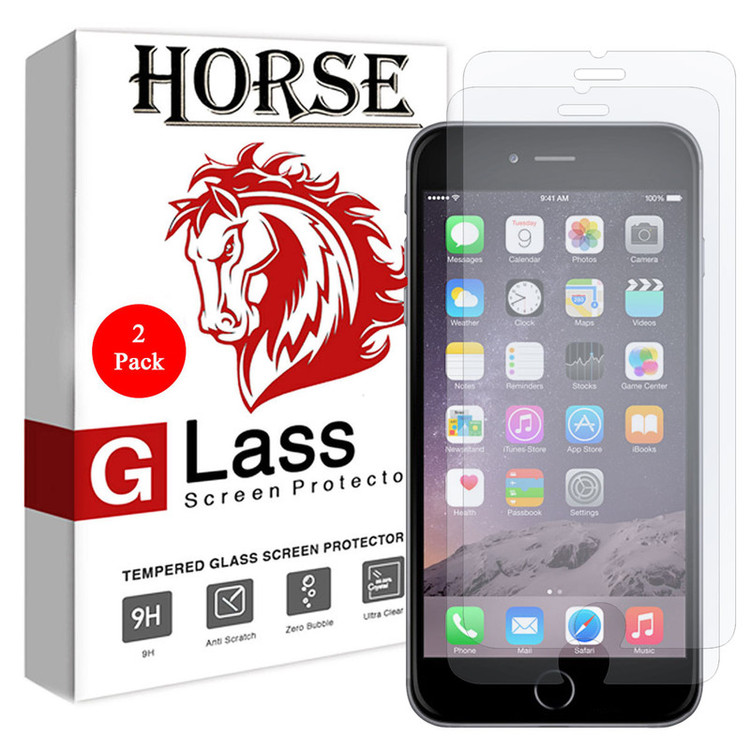 محافظ صفحه نمایش هورس مدل UCC مناسب برای گوشی موبایل اپل iPhone 6 Plus / 6S Plus بسته دو عددی