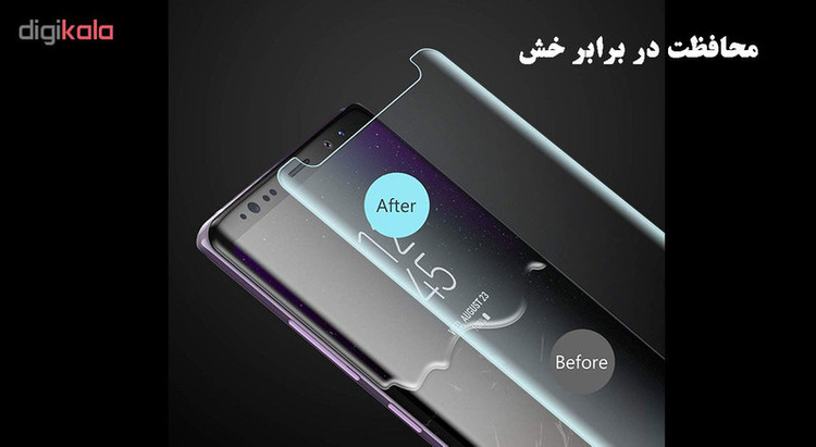 محافظ صفحه نمایش هورس مدل LVB مناسب برای گوشی موبایل سامسونگ Galaxy Note9 مجموعه سه عددی به همراه محافظ لنز دوربین