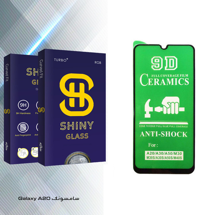 محافظ صفحه نمایش سرامیکی آتوچبو مدل Shiny Glass مناسب برای گوشی موبایل سامسونگ Galaxy A20