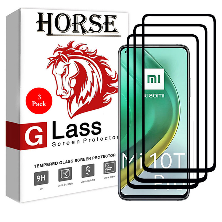 محافظ صفحه نمایش سرامیکی هورس مدل CRM مناسب برای گوشی موبایل شیائومی Mi 10T Pro بسته سه عددی