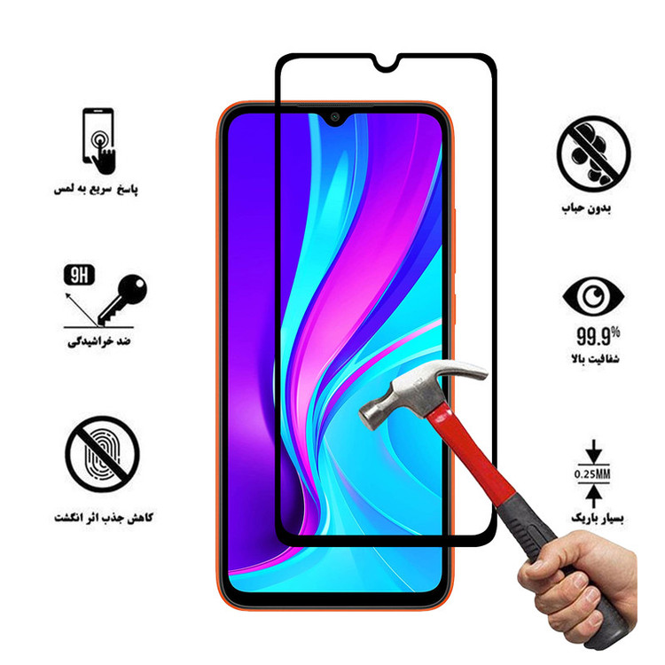 محافظ صفحه نمایش هورس مدل CRM مناسب برای گوشی موبایل شیائومی Redmi 9i بسته دو عددی