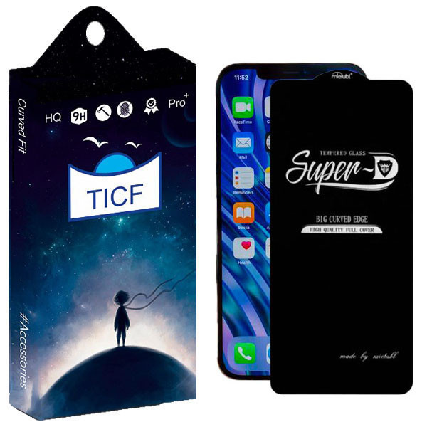 محافظ صفحه نمایش تی آی سی اف مدل carbon Super D مناسب برای گوشی موبایل اپل IPHONE 12PROMAX