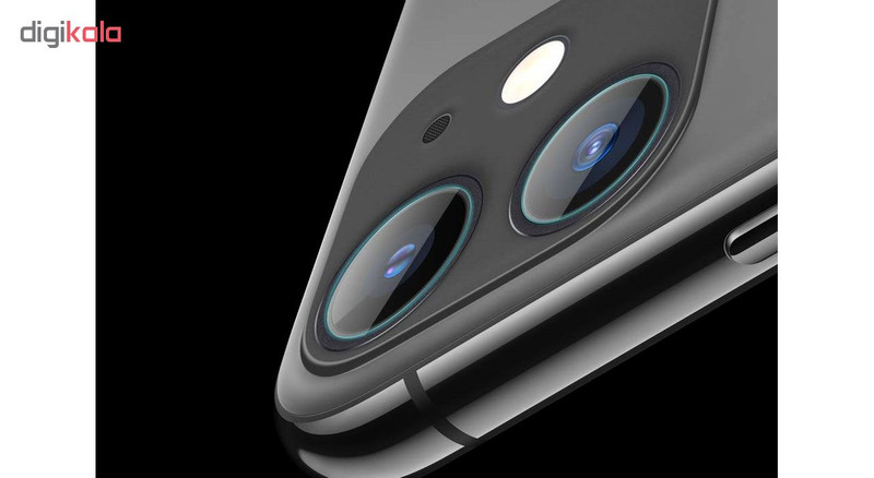 محافظ لنز دوربین هورس مدل UTF مناسب برای گوشی موبایل اپل iPhone 11 بسته دو عددی