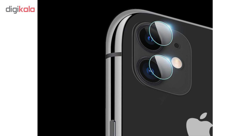 محافظ لنز دوربین هورس مدل UTF مناسب برای گوشی موبایل اپل iPhone 11 بسته دو عددی