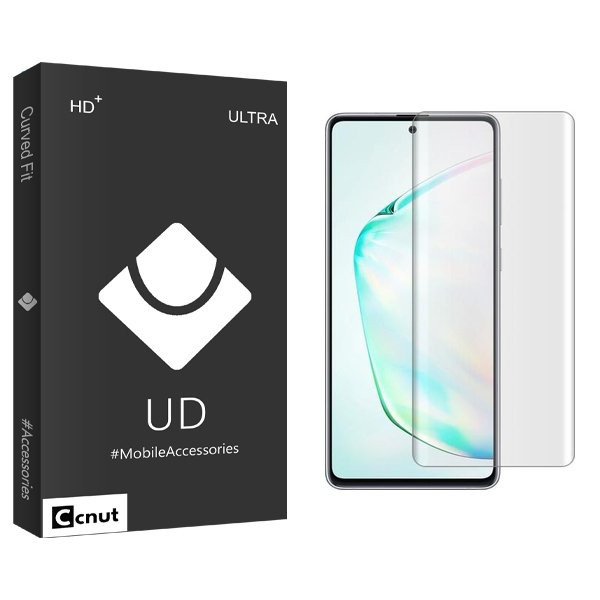 محافظ صفحه نمایش کوکونات مدل UDB UV_NW مناسب برای گوشی موبایل سامسونگ Galaxy Note 10 Plus