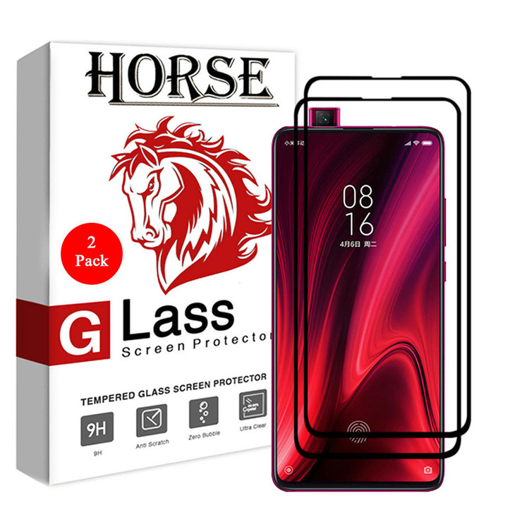 محافظ صفحه نمایش 5D هورس مدل FAG مناسب برای گوشی موبایل شیائومی Mi 9T بسته دو عددی