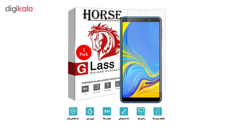 محافظ صفحه نمایش هورس مدل UCC مناسب برای گوشی موبایل سامسونگ Galaxy A7 2018