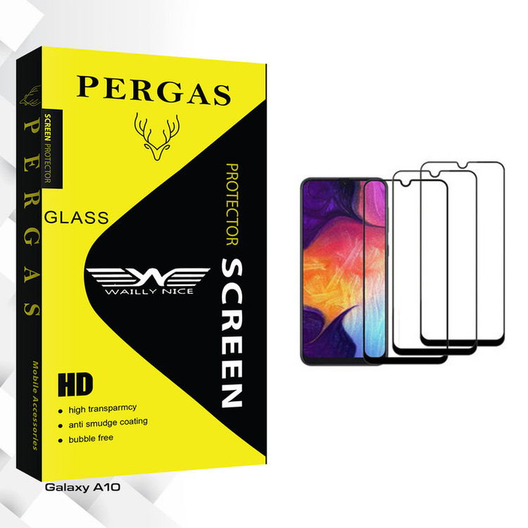 محافظ صفحه نمایش وایلی نایس مدل Pergas Glass مناسب برای گوشی موبایل سامسونگ Galaxy A10 بسته سه عددی