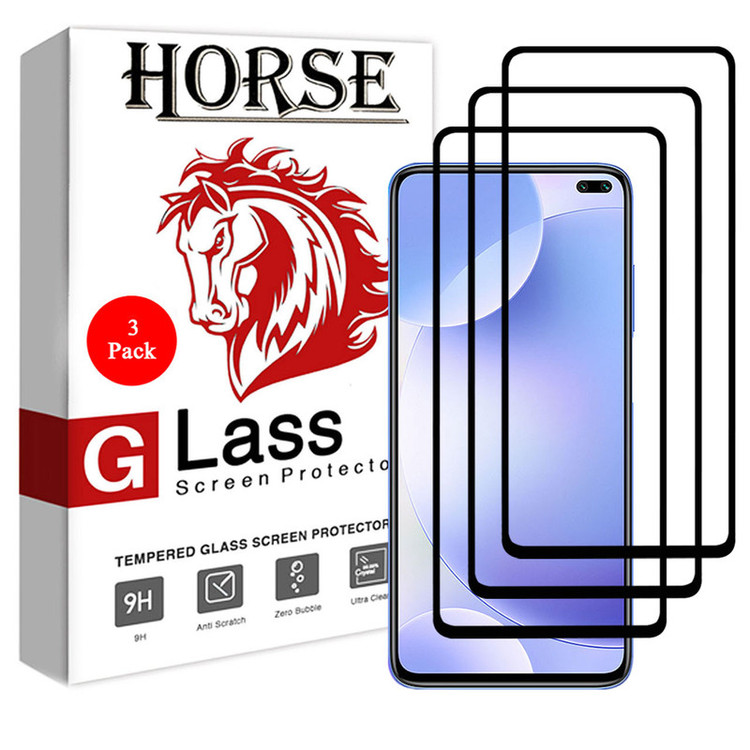 محافظ صفحه نمایش 5D هورس مدل FAG مناسب برای گوشی موبایل شیائومی Redmi K30 5G Racing بسته سه عددی