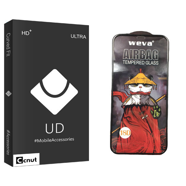 محافظ صفحه نمایش شیشه ای کوکونات مدل UDB Ultra_Airbag مناسب برای گوشی موبایل اپل iPhone Xr