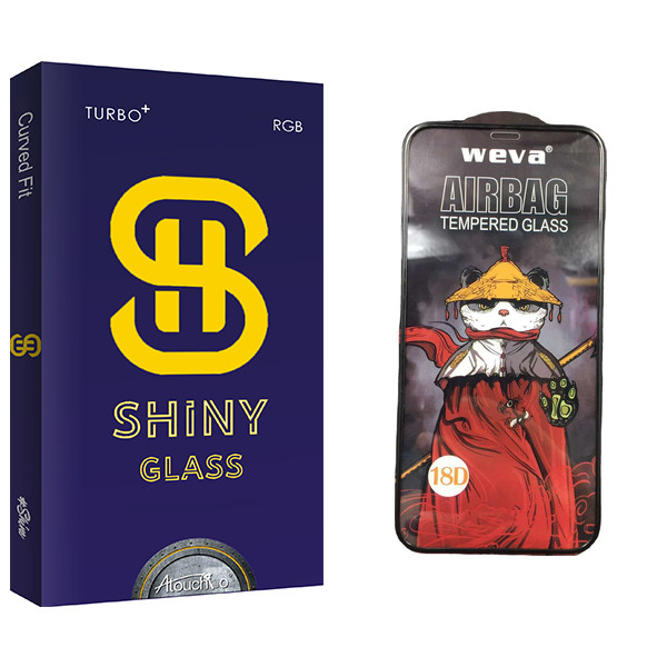 محافظ صفحه نمایش شیشه ای آتوچبو مدل Shiny Glass_Airbag مناسب برای گوشی موبایل اپل iPhone Xr