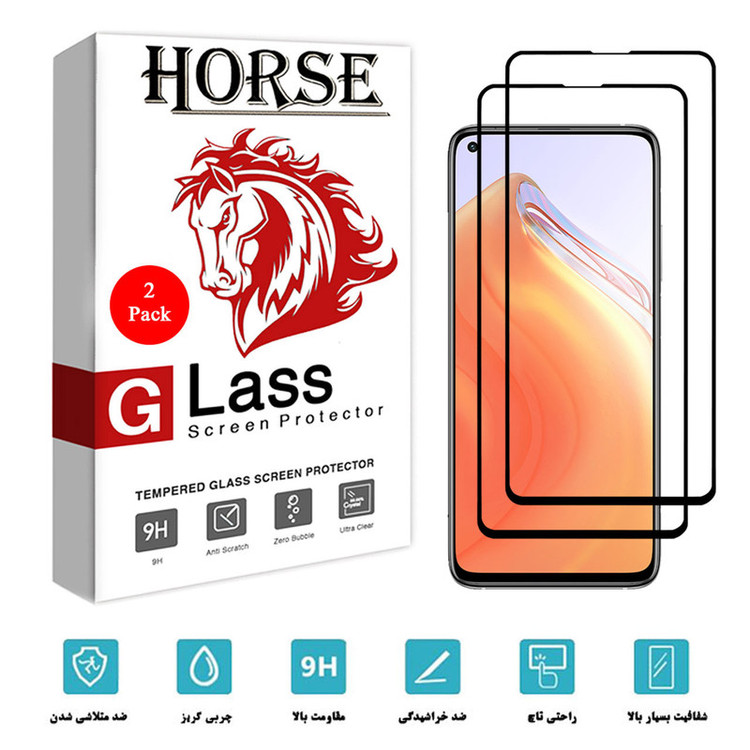 محافظ صفحه نمایش سرامیکی هورس مدل CRM مناسب برای گوشی موبایل شیائومی Redmi K30S بسته دو عددی