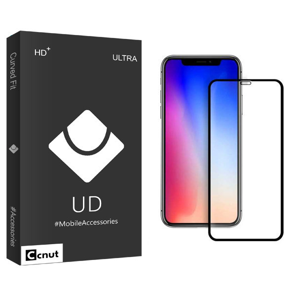 محافظ صفحه نمایش سرامیکی کوکونات مدل UD Black مناسب برای گوشی موبایل اپل IPHONE XS/11PRO
