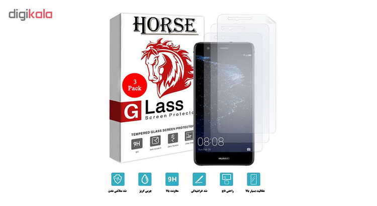 محافظ صفحه نمایش نانو هورس مدل FSN مناسب برای گوشی موبایل هوآوی P10 Lite بسته سه عددی